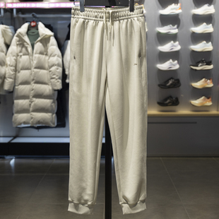 健身系列女子宽松束脚运动长裤 新款 AKLV032 2025春季 李宁女子卫裤