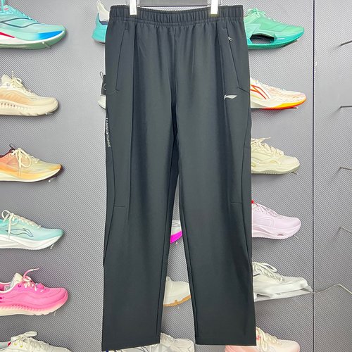 李宁男加绒保暖防泼水运动裤