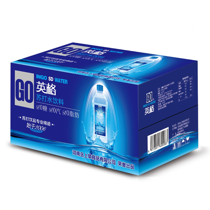 英格蓝瓶原味无汽苏打水饮料365ml*24瓶装整箱包邮