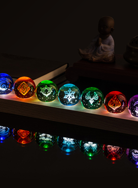 儿童节原神元素小夜灯礼盒