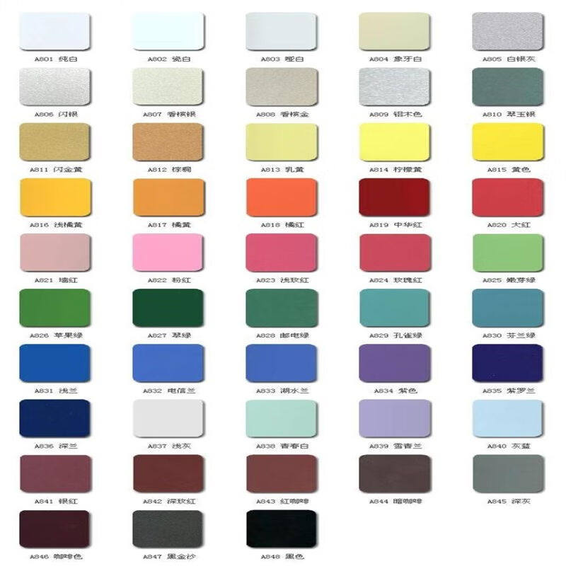 新品吉祥铝塑板12丝4mm生料金属系列铝塑板内墙外墙广告背景门头