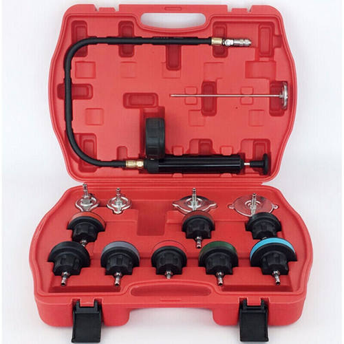 汽车冻液加注工具水箱压力水箱侧漏仪水箱检漏通用压力表14件塑钢