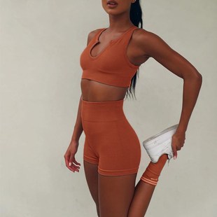 Sexy Womens Sport Threaded Sleeve Ins Short Sho EuroAmerican