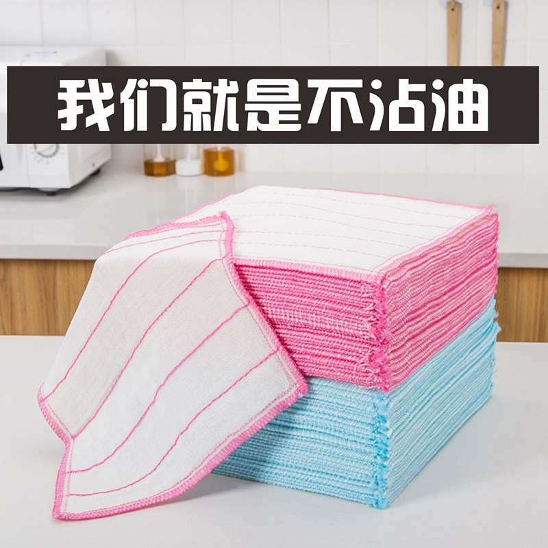 Kitchen Nonstick Oil Scrubber Household Bamboo Fiber Oilremo