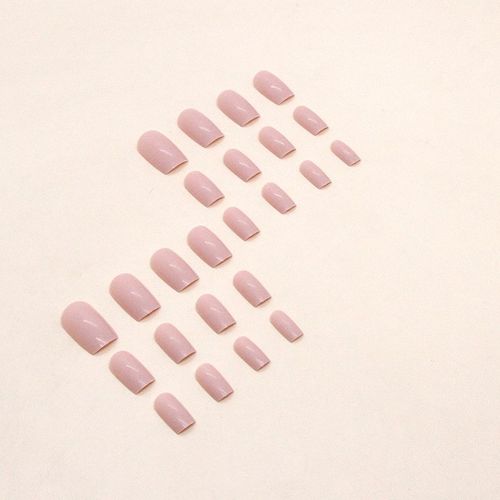 Sweet Girl Glitter Fake nails 24 Long Square Fake nails 24pc