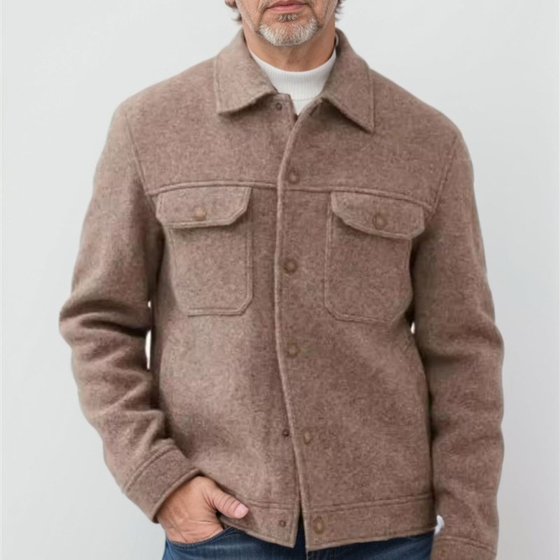 Pure Color Slimfit Coat Jacket for Men in AutumnWinter