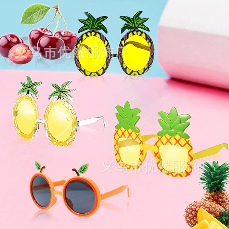 FruitShaped Hawaii Sunglasses Pineapple Orange Watermelon St