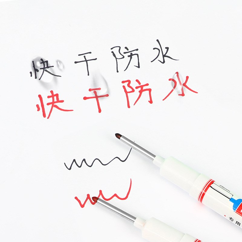 BlackWhite Longhead Marker Pen 906 for Deephole Marking on W