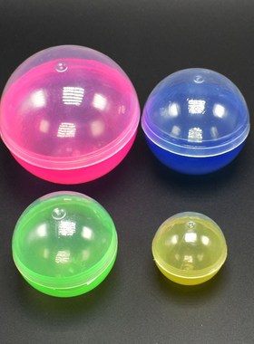 Clear Plastic Twist Eggshell Toys 3245505865MM Dia Multiple