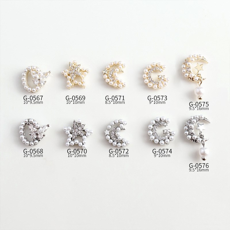 Pearl Star Moon Pendant Exquisite Zircon Light Luxury G0567P