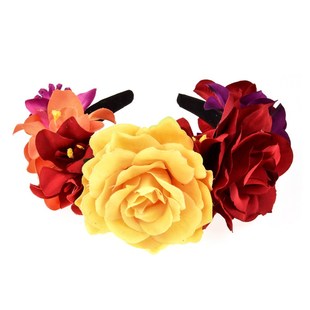 Simulated Rose Hair Ornaments European and American Style Br