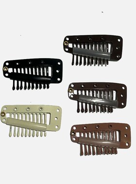 36cm Special Gel Glue Hairpin for Wig 10Teeth AntiRust Metal