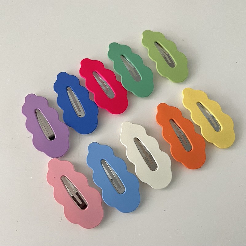 2Pack Colorful BB Clips Cute Leaf Girl Hairpins Spring Summe