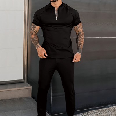 Spring 2025 EuroAmerican Mens Slimfit Shortsleeved Casual Sp