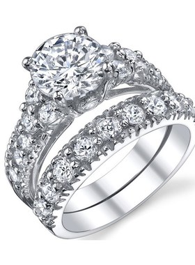 Couple Rings Alloy Rings Zircon Rings for Women