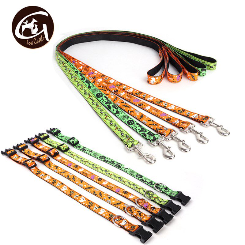 Pet Dog Collar Halloween Pumpkin Bat Hat Halloween Festival