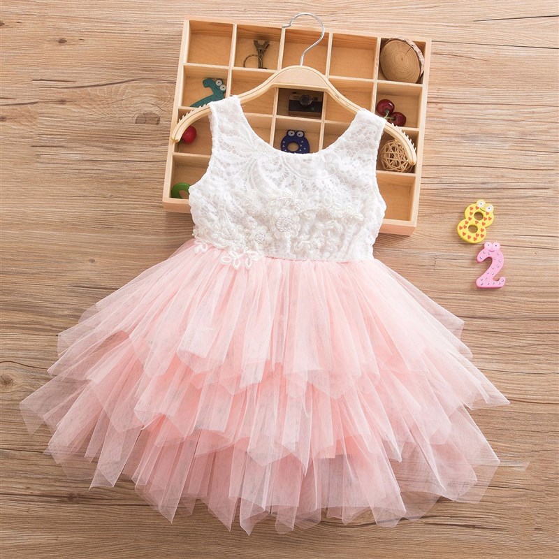 2025 Hot Kids Dress Backless Princess Dress Girls Embroidery