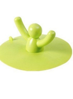 Mini Figurine Liftable Silicone Drain Stopper for Kitchen Ba