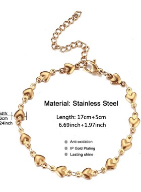 European Fashion Exquisite Versatile Stainless steel heartsh