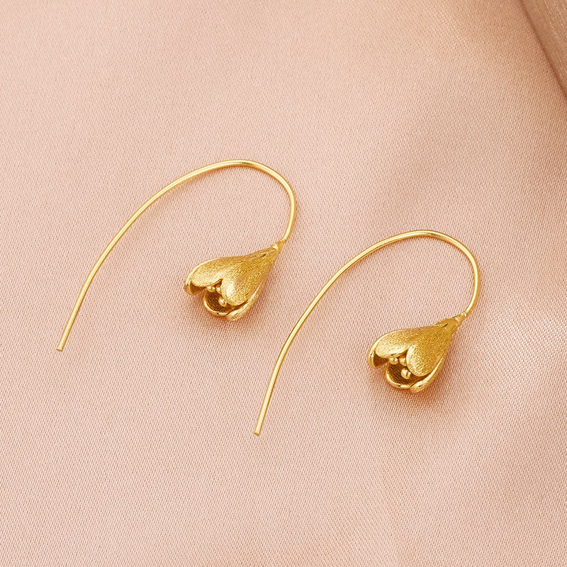 Magnolia Ear Hook New Chinese Style Earring Vintage Winter R