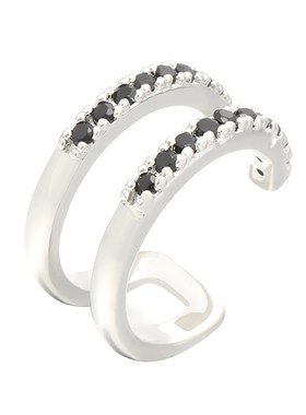 European and American Ins Style Copper Inlaid Zircon Doublel