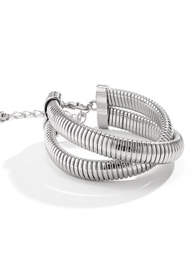 European American Accessories Simple Punk Metal Spiral Brace