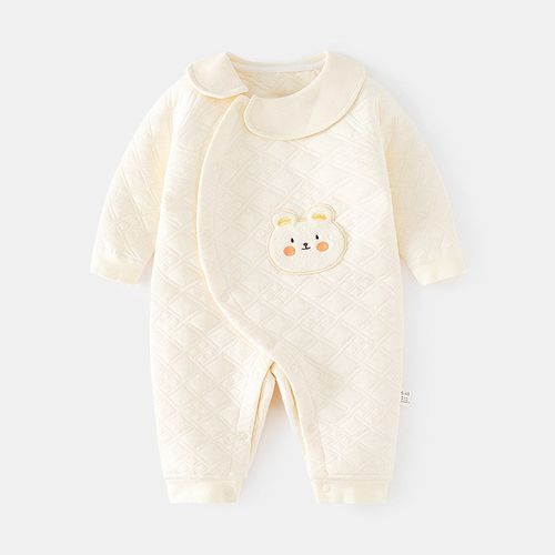 Clearance Baby Bodysuit Warm Cottonpadded Boneless Set Infan
