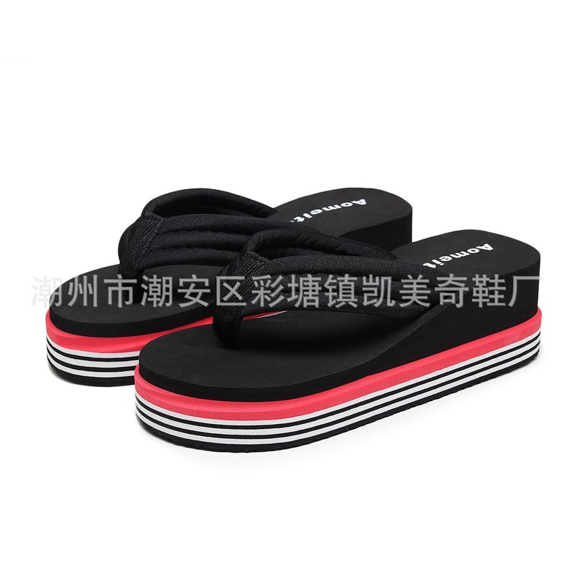 Summer Womens Thick Bottom Casual Fashion Lightweight Party