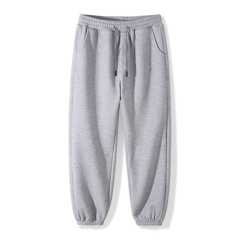 Mens Casual Waffle Jogger Pants Breathable Fashion Thin Spor