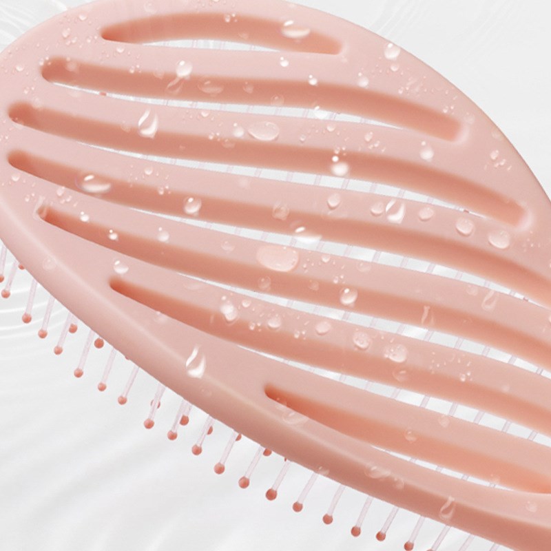 Linas Large Bend Scalp Massage Comb Mens Oil Head Comb Curly