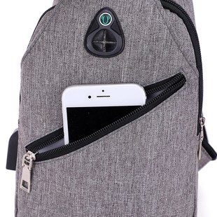 Chest Bags for Men Fashion Canvas Backpack Shoulder Bag Cros