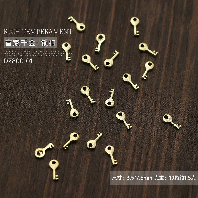 Nail Art Charms Mini Lock KeyNail Art Charms Mini Lock Key E