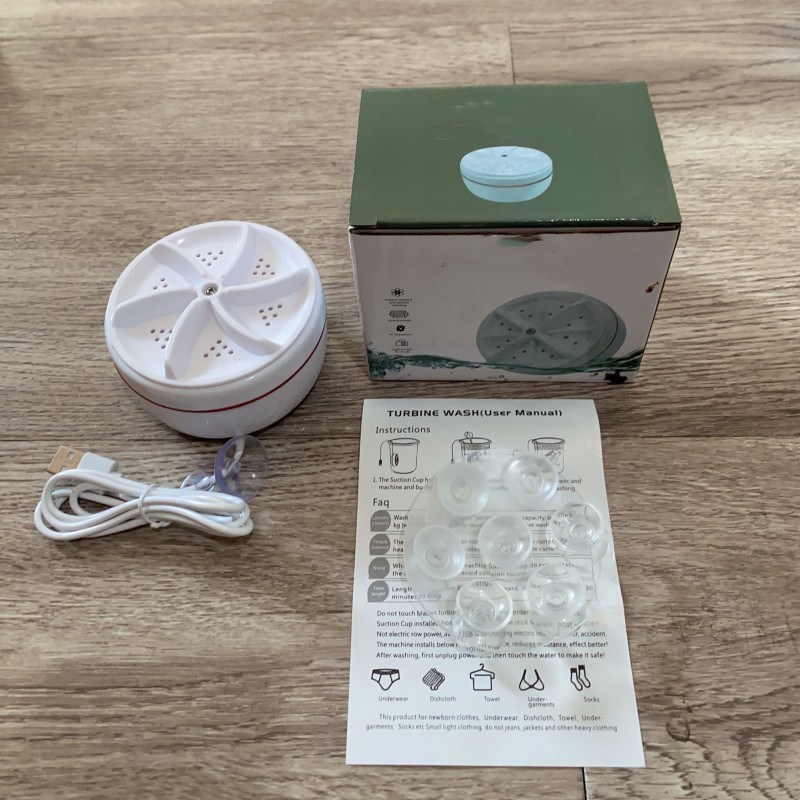 Mini Portable Washing Machine for Home Dorm Underwear Socks