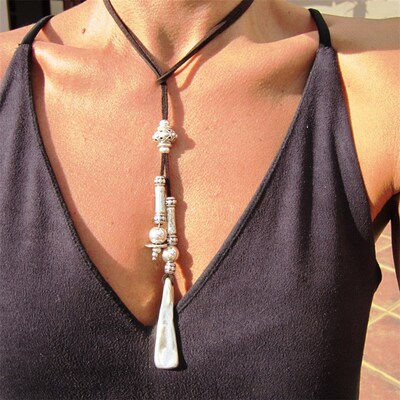 Multilayer Irregular Alloy Pendant Necklace Fashion Versatil
