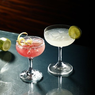 Crystal Glass MartiniChampagneDrink CupVintage Barware Cryst