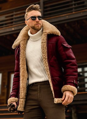 New 2025 Furinone Mens Jacket Thick Midlong Jacket for Autum