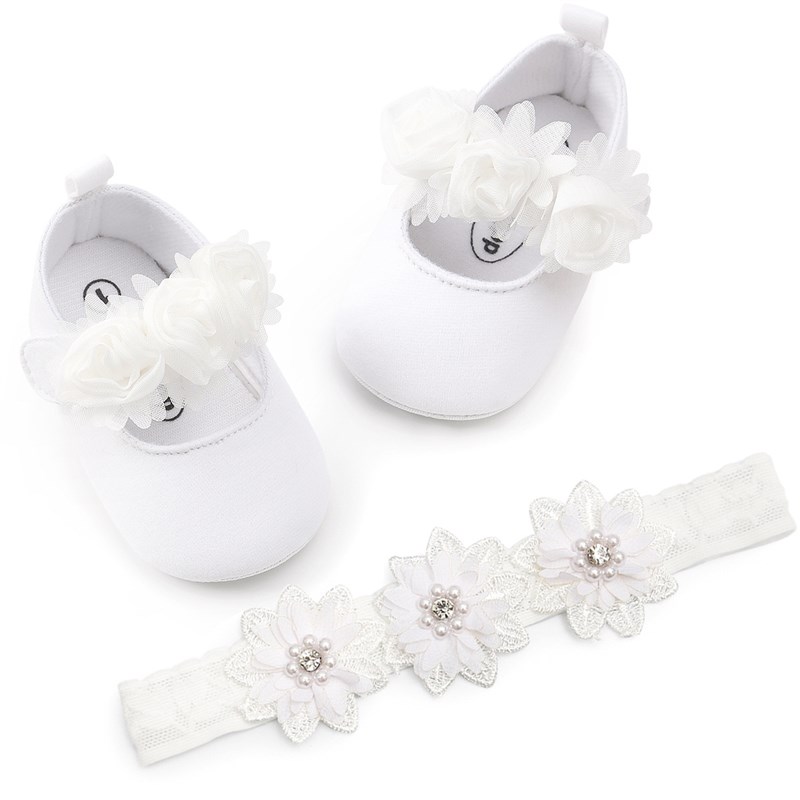 Baby Shoes Set Diamond Princess Knitted 2Pack Y1805