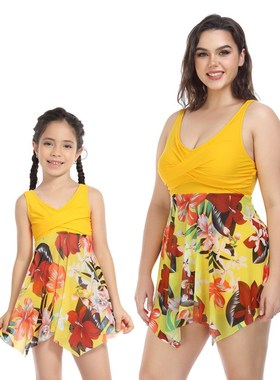 Plus Size Womens 2025 Hot Spring Swimwearparentchild Swimwea