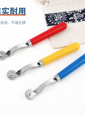Plastic Handle Pressing Cloth Wheel DIY Leather Tool Nonwove