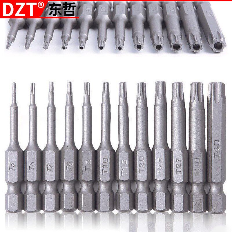 50PC Extended Screwdriver Bits Set with Extension Rod Hollow