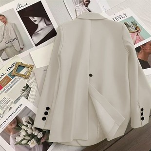 Autumn Suit Loose Ladys Casual Spring Color Fashion Solid