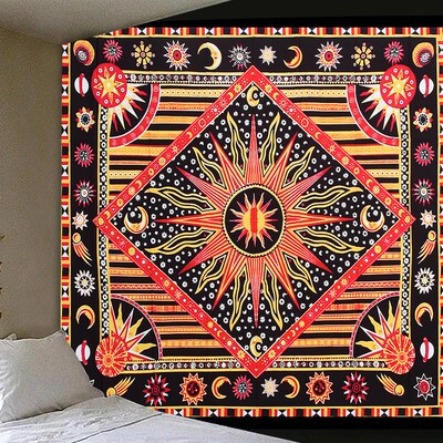 Wide Abstract Celestial Psychedelic Ins Background Decorativ