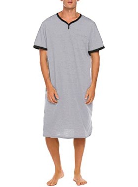 Thin Long Modal Nightdress Loose Shortsleeved Skinfriendly P