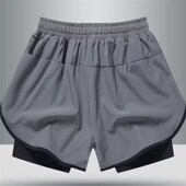 Doublelayer American Shorts Summer European and Muscular Fit