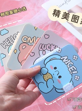 Compact Comb Mirror Set Portable Folding Makeup Mirror Mini