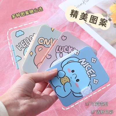 Compact Comb Mirror Set Portable Folding Makeup Mirror Mini