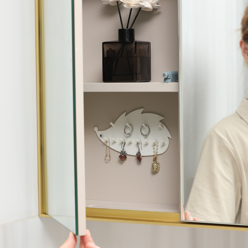 Creative Hedgehog Hook WallMounted NoDrilling Shelf MultiFun