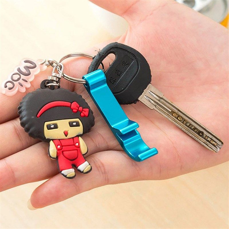 Creative Colorful Beer Bottle Opener Universal Keychain Bott