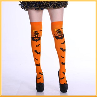 with Colorful Ghost Halloween Bat Printed Face Overthe Socks
