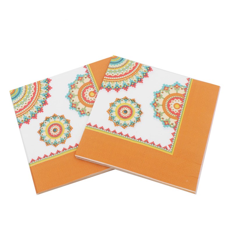 New Colorful Printed Napkins Facial Tissue Party Paper DIY R